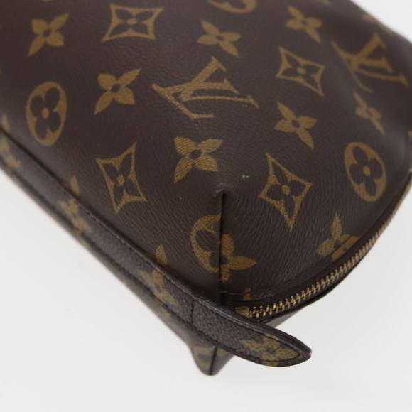 LOUIS VUITTON Monogram Trousse Demi Ronde Cosmetic Pouch M47520 LV Auth 78012 - Picture 7 of 16